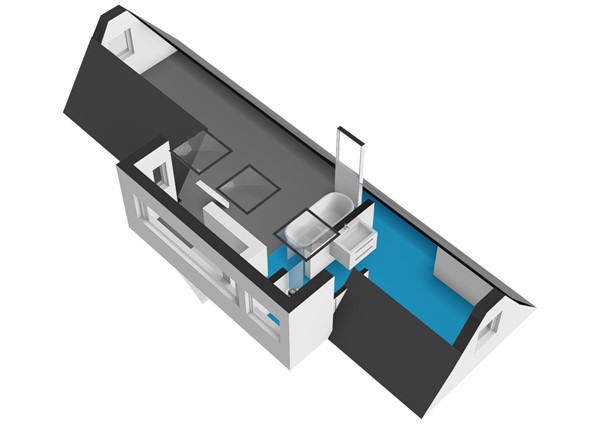 Floorplan - Lauriergracht 118D, 1016 RR Amsterdam